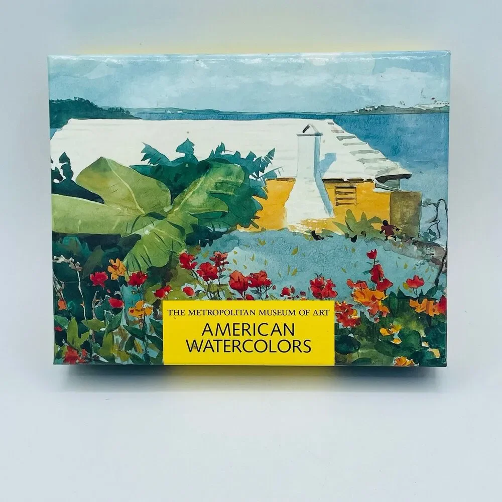 Metropolitan Museum of Art American Watercolors Boxed Set 32 Notecards 8 Designs